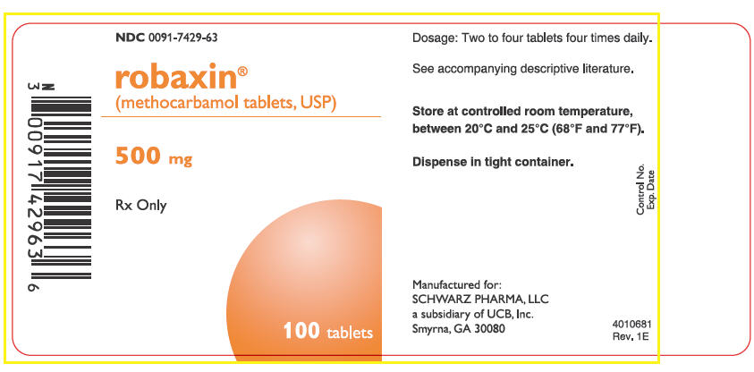 PRINCIPAL DISPLAY PANEL - 500 mg Label