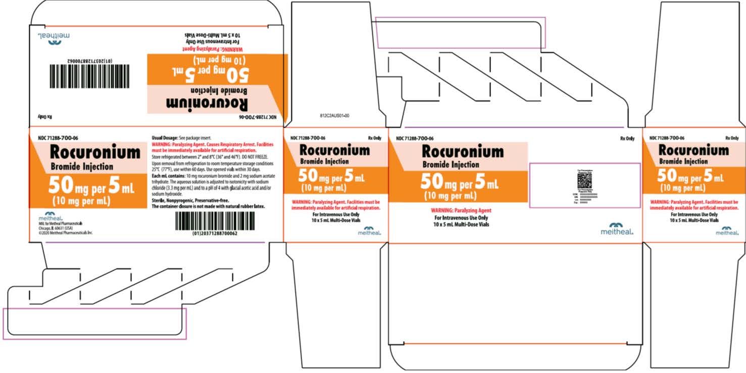 Principal Display Panel – Rocuronium Bromide Injection 50 mg per 5 mL Carton
