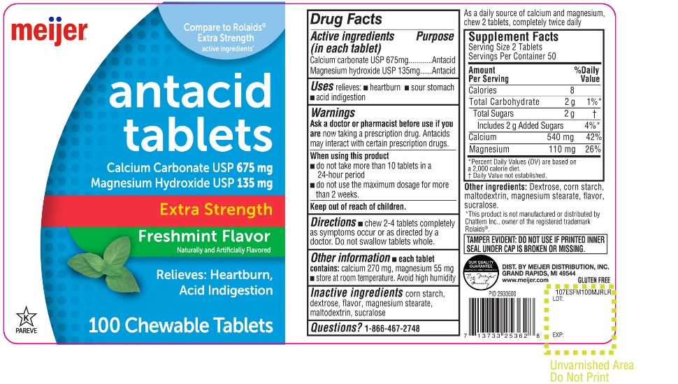 antacid tablets calcium carbonate and magnesium hydroxide