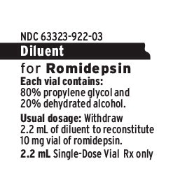 PACKAGE LABEL - PRINCIPAL DISPLAY - Romidepsin 2.2 mL Diluent Vial Label

