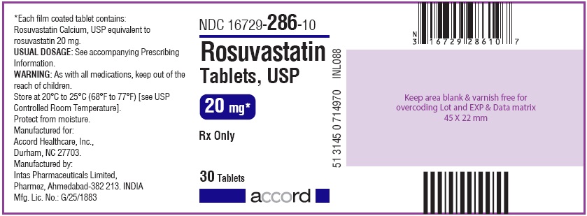 20 mg Bottle Label 30 tablets