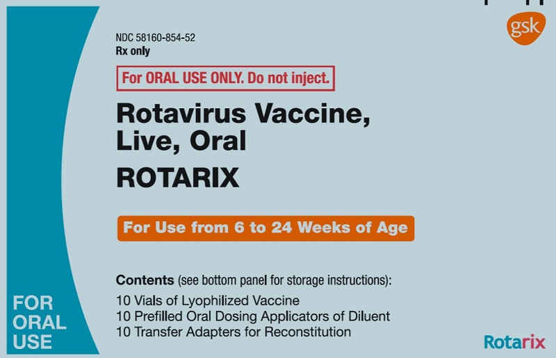 Rotarix lyophilzed carton