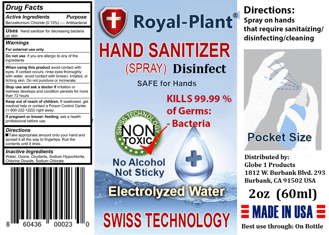 royal plant hand sanitizer