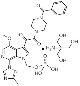 Fostemsavir tromethamine chemical structure