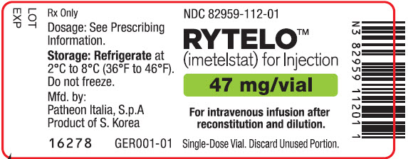 PRINCIPAL DISPLAY PANEL - 47 mg Vial Label