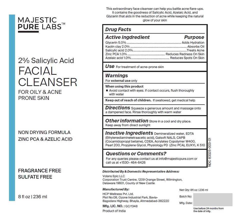 salicylic acid container label