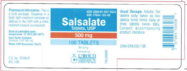 500 mg 100 Tablets