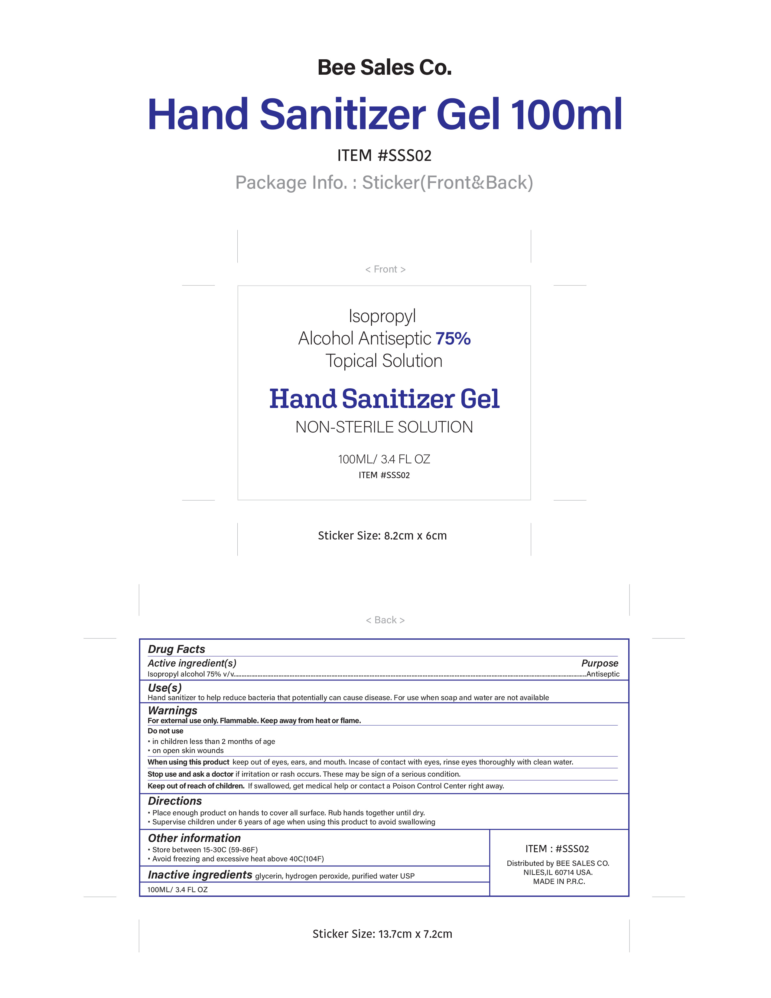 hand sanitizer 100 ml
