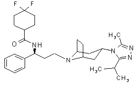 Maraviroc chemical structure