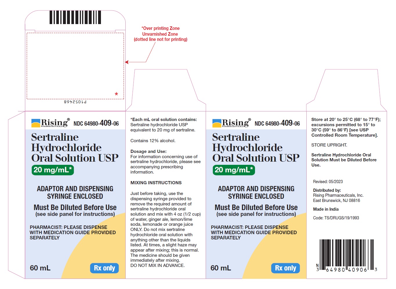 PACKAGE LABEL-PRINCIPAL DISPLAY PANEL - 20 mg/mL Carton Label