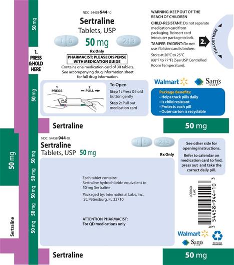 Sertraline 50mg adherence package