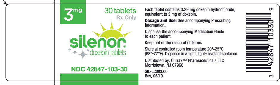 PRINCIPAL DISPLAY PANEL - 3 mg Tablet Bottle Label