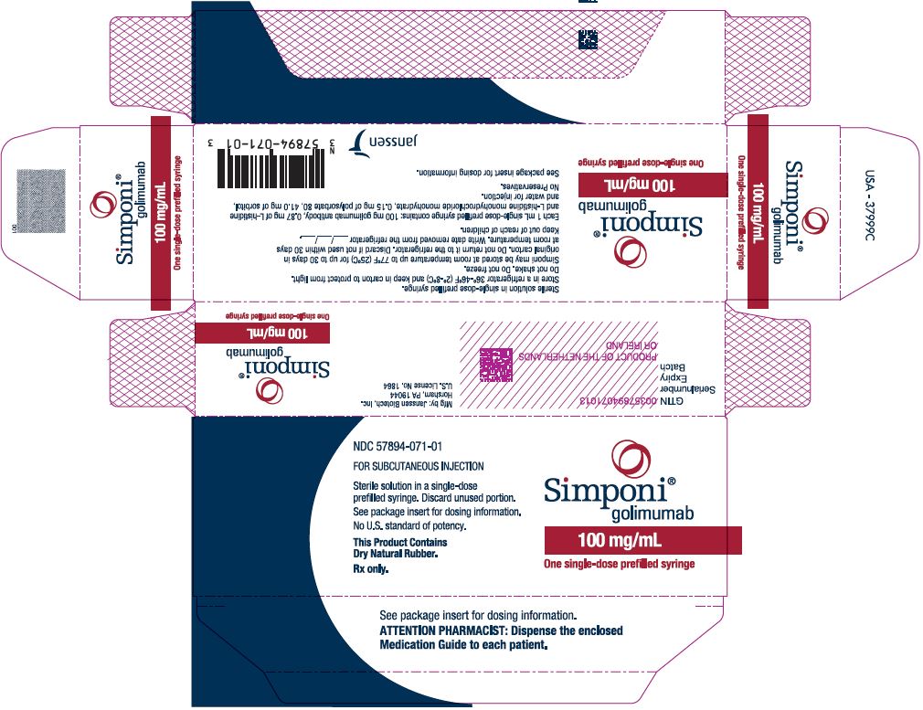 PRINCIPAL DISPLAY PANEL - 100 mg/mL Syringe Carton
