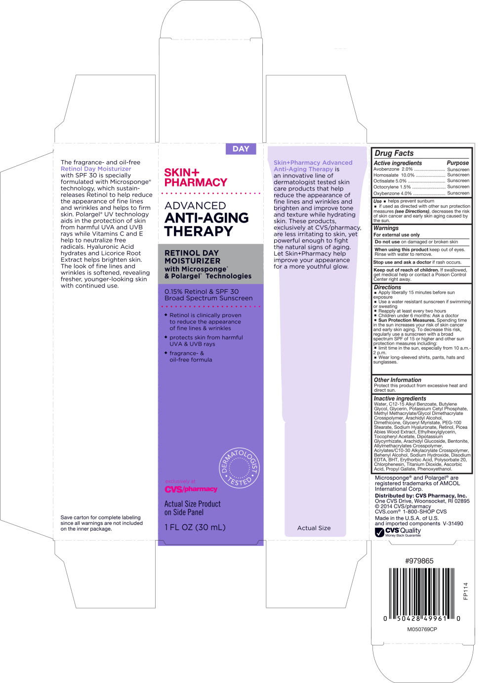 Principal Display Panel - Skin+Pharmacy Advanced Anti-Aging Therapy Carton Label

