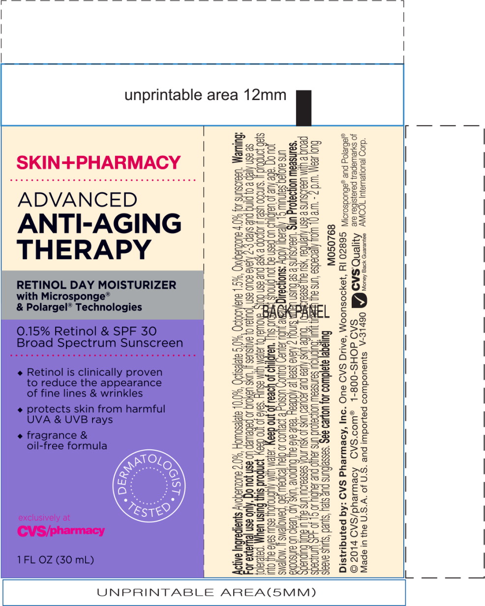 Principal Display Panel - Skin+Pharmacy Advanced Anti-Aging Therapy Label

