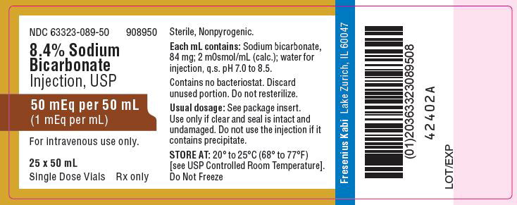 PACKAGE LABEL - PRINCIPAL DISPLAY – Sodium Bicarbonate 8.4% Single Dose Tray Label
