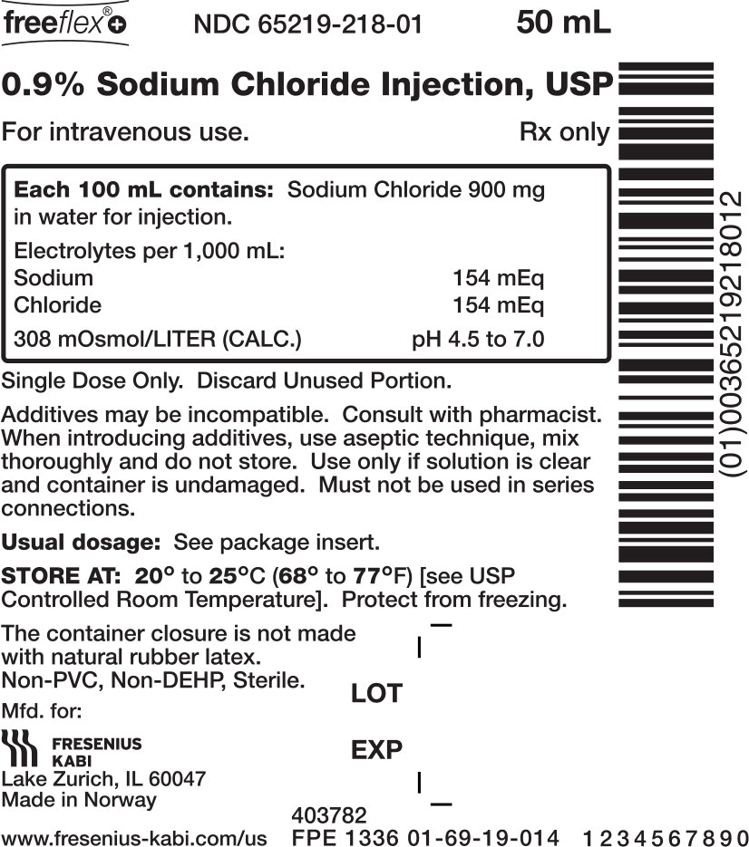 PACKAGE LABEL - PRINCIPAL DISPLAY – 0.9% Sodium Chloride 50 mL Bag Label

