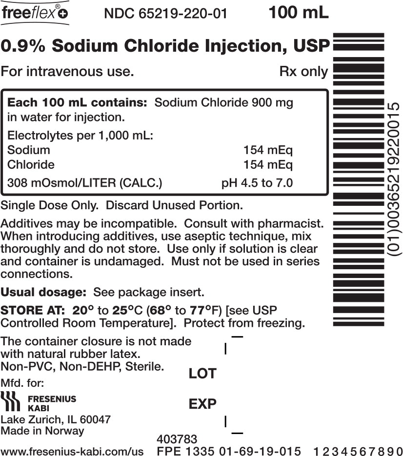 PACKAGE LABEL - PRINCIPAL DISPLAY – 0.9% Sodium Chloride 100 mL Bag Label
