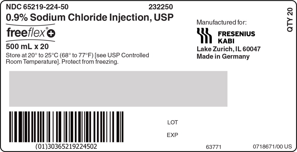 PACKAGE LABEL - PRINCIPAL DISPLAY – 0.9% Sodium Chloride 500 mL Case Label
