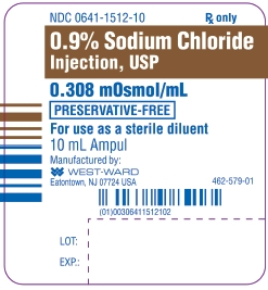 0.9% Sodium Chloride Injection, USP 0.308 mOsmol/mL 10 mL Ampul