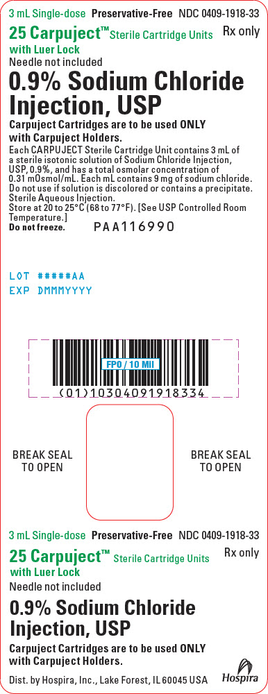 PRINCIPAL DISPLAY PANEL - 3 mL Cartridge Container Label
