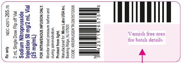 micro labs vial label