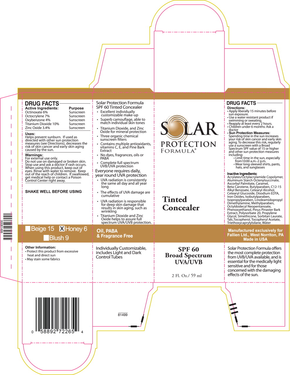 Principal Display Panel – Honey Carton Label
