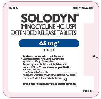 PRINCIPAL DISPLAY PANEL - 65 mg Tablet Blister