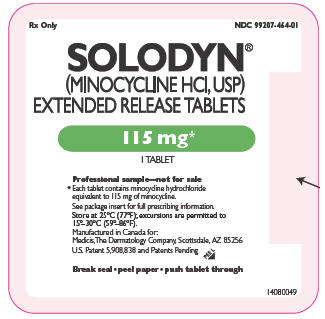 PRINCIPAL DISPLAY PANEL - 115 mg Tablet Blister