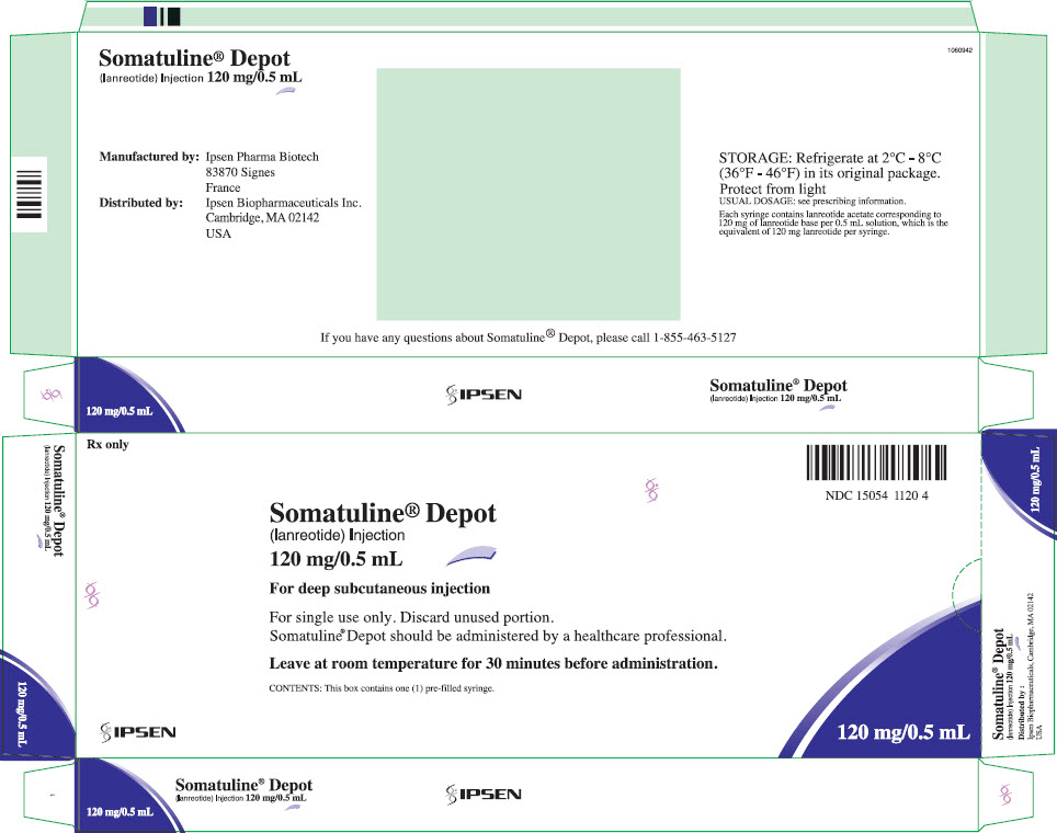 PRINCIPAL DISPLAY PANEL - 120 mg/0.5 mL Syringe Carton - NDC 15054-1120-4