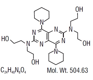 spl-aspirin-and-dipyridamole-dipyridamole-structure