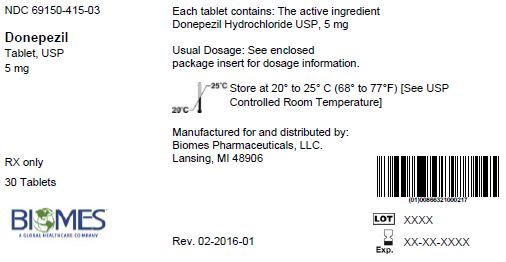 Donepezil Hydrochloride Tablets 23 mg Bottle Label