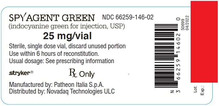 SPY Agent Green 25 mg Vial Label