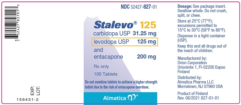 125 mg - 100 Tablet Bottle Label