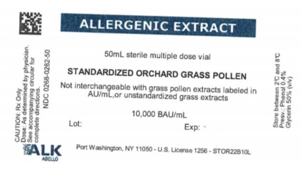 ALLERGENIC EXTRACT
50mL sterile multiple dose vial
STANDARDIZED ORCHARD GRASS POLLEN
