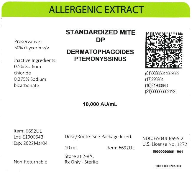 Standardized Mite, D. pter 10 mL, 10,000 AU/mL Carton Label