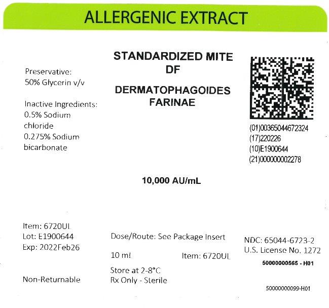 Standardized Mite, D. farinae 10 mL, 10,000 AU/mL Carton Label