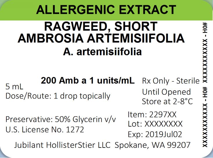 Short Ragweed 5mL Container 200 Amb a 1 units-mL