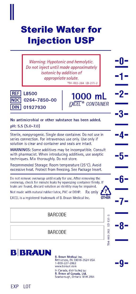 1000 mL container label L8500