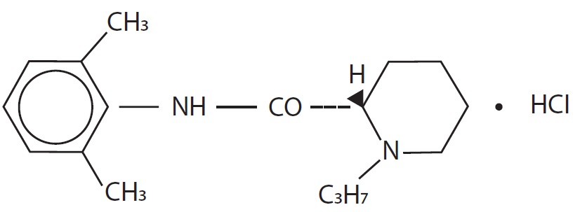 structural-formula-ropivacaine