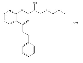Propafenone Hydrochloride Structural Formula
