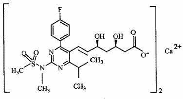 Rosuvastatin Calcium Chemical Structure