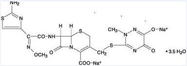 Ceftriaxone Chemical Structure