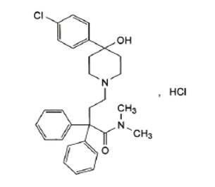 Loperamide Hydrochloride Structural Formula