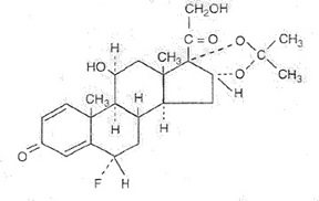 Flunisolide (Structural formula)