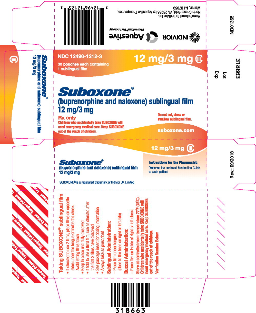 Principal Display Panel –12 mg Carton Label
