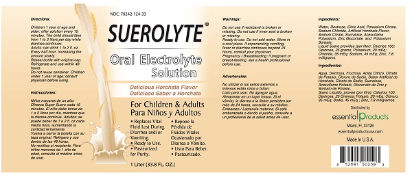 SUEROLYTE Oral Electrolyte Solution Horchate Flavor