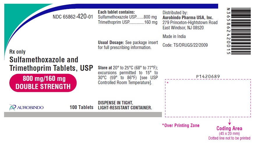 PACKAGE LABEL-PRINCIPAL DISPLAY PANEL - 800 mg/160 mg (100 Tablet Bottle)