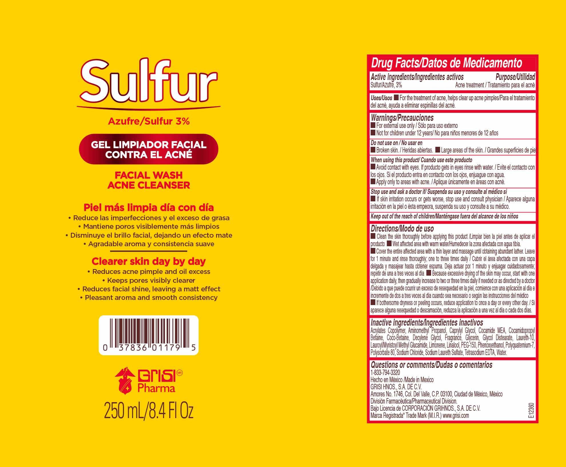 Sulfur Facial Wash Acne Cleanser | Sulfur Liquid Breastfeeding