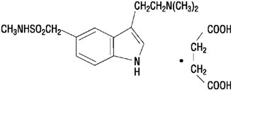 Sumatriptan succinate chemical structure